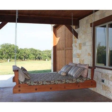 This simple diy outdoor daybed project can be done in your backyard or in your garage with the help of anyone who. Swing Beds 1800's Sleigh Hanging Queen Porch Swing Bed ...