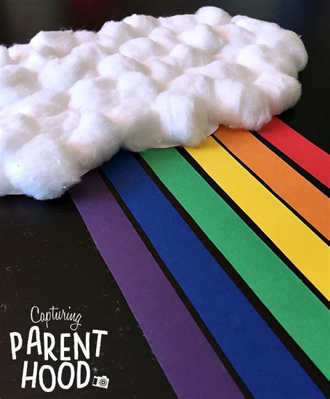 St Patricks Day Rainbow Arts Crafts Capturing Parenthood