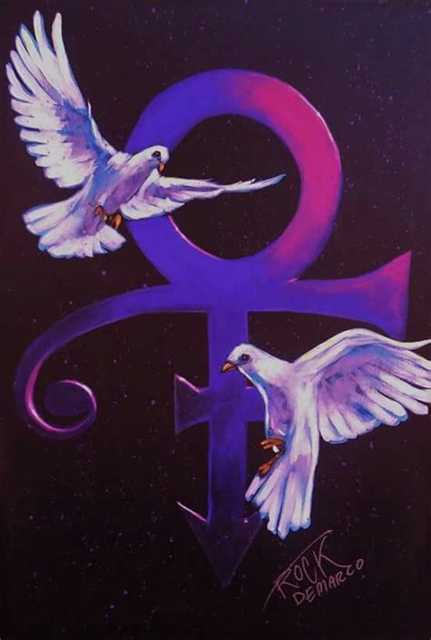 When Doves ~ Cry Prince Art Prince Symbol Prince Painting