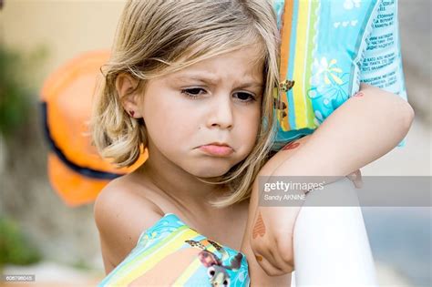 Closeup Of Sulky Little Girl High Res Stock Photo Getty Images