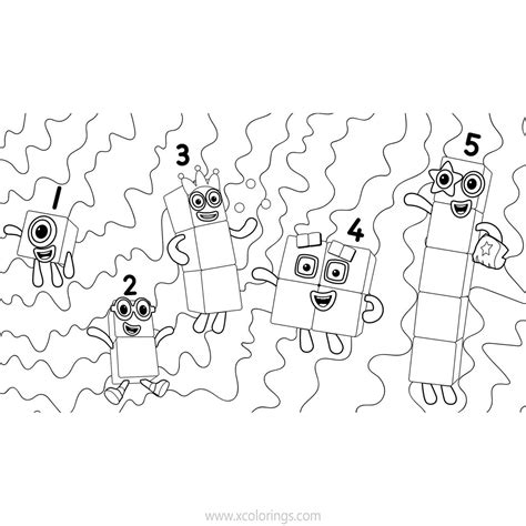 numberblocks coloring pages 1 2 3