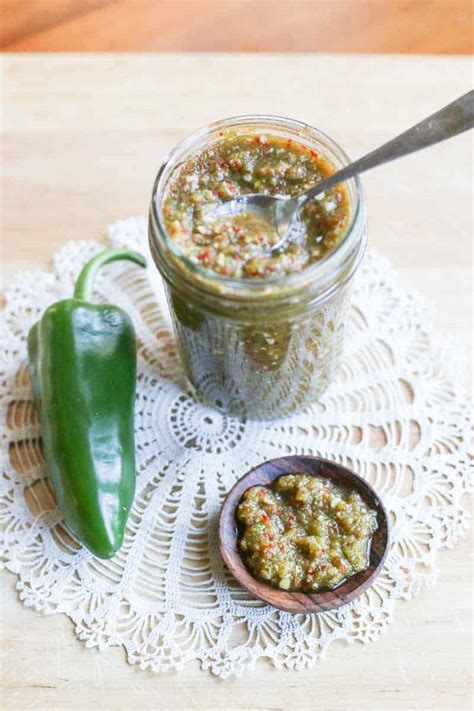 Fresh Hot Jalapeño And Garlic Relish A Forks Tale