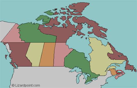 Canadian Provinces And Territories Map Diagram Quizlet