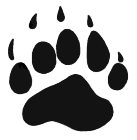 Download High Quality Paw Print Clip Art Bear Transparent Png Images