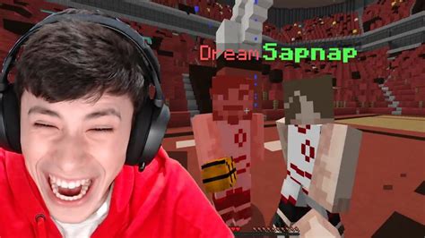 George And Dream Play Minecraft Basketball With Sapnap And Callahan