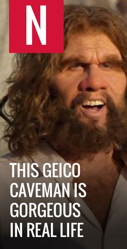 This Geico Caveman Is Gorgeous In Real Life Caveman Captain Caveman