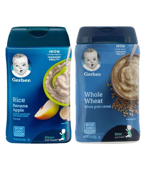 Rice, a common ingredient in baby foods, also tends to have high levels of arsenic. Gerber Baby Food rice banana,whole wheat Infant Cereal for ...