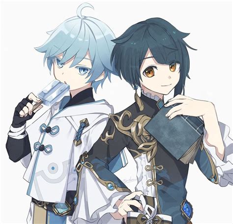 This is you, the main character of genshin impact. GENSHIN IMPACT | Anime guys, Character art, Anime boy