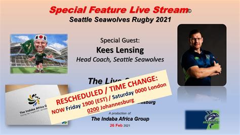 Special Feature With Kees Lensing Seattle Seawolves Head Coach Youtube