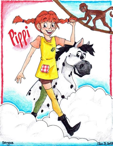 Pippi Langstrumpf By Willi ©2013 Cartoon Characters Zelda Characters Fictional Characters