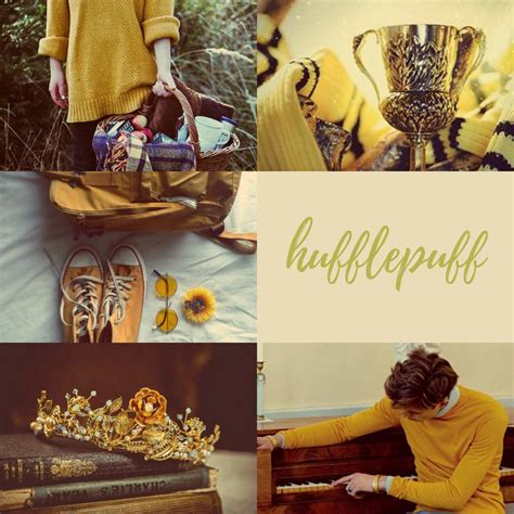 Harry Potter Aesthetics Hufflepuff You Might Belong In Hufflepuff Where They Are Just