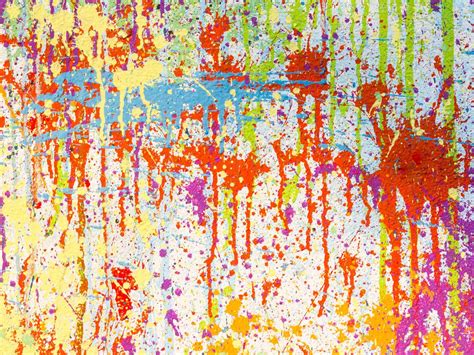Download Wallpaper 1152x864 Texture Paint Stains Multicolored