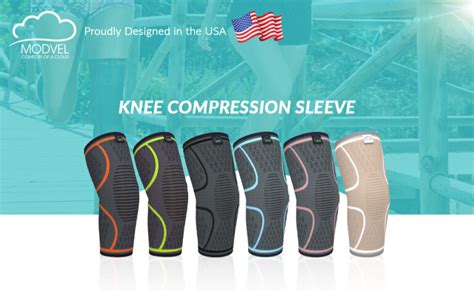 Modvel 2 Pack Knee Brace Knee Compression Sleeve For Men And Women Zaistronic