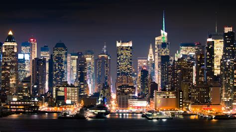 Download Manhattan New York Man Made City Hd Wallpaper