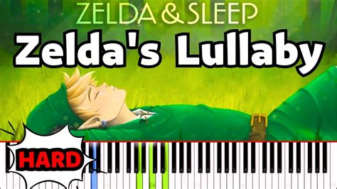 Zelda And Sleep Zeldas Lullaby Piano Tutorial Synthesia Youtube