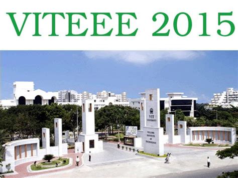 It is a university level. VITEEE 2015 results will be declared on Thursday, April 30 ...