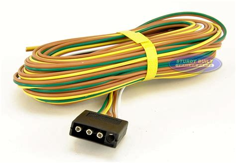 We believe in helping you find the product that is right for you. Trailer Light Wiring Harness 4 Flat 25ft to re-do Trailer Li