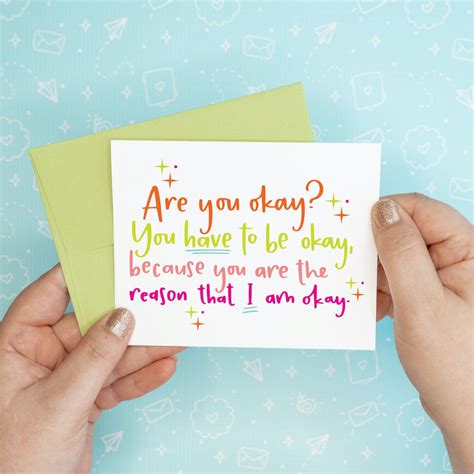 Are You Ok Card Colette Paperie Funny Greeting Cards In Cincinnati Northern Ky