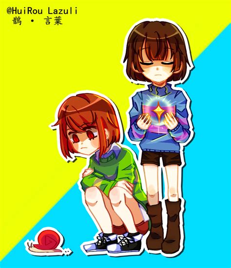 Chara And Frisk By Huirou On Deviantart