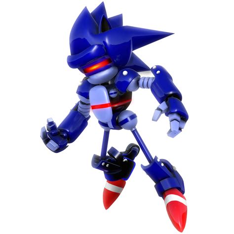 Mecha Sonic Render By Nibroc Rock On Deviantart