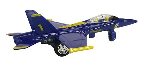 65 X Planes Us Navy F 18 Hornet Blue Angel Jet Diecast Toy Authentic