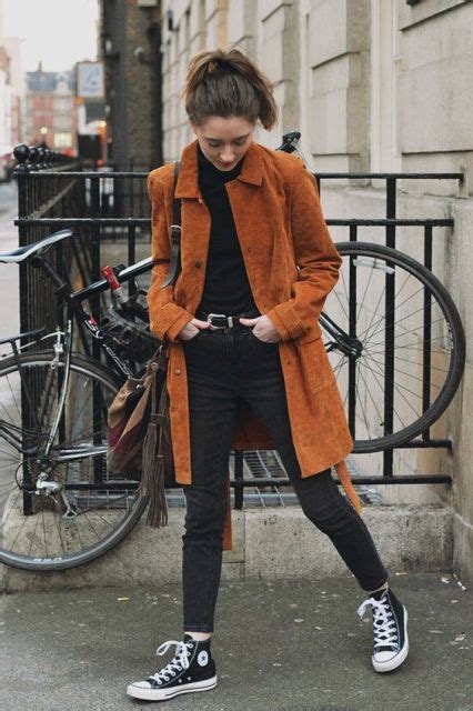 Orange Coat Outfits For Ladies Fashionfaves