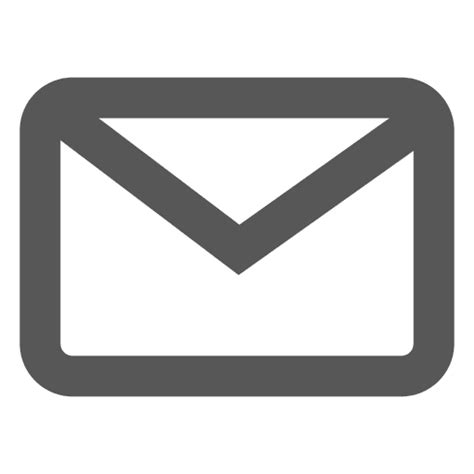 Email Outline Icon Transparent Png And Svg Vector File