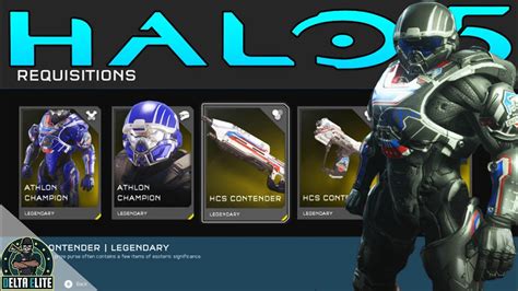 Halo 5 Guardians Hcs Premium Req Pack Opening Hcs Armor And Weapon