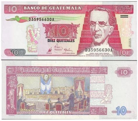 Quetzal Guatemalteco Monedas Y Billetes En Circulación Cambiatores