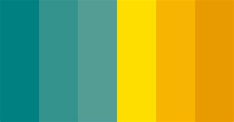 Teal And Gold Color Scheme Gold