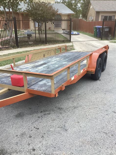 16ft Utility Trailer In Good Working Condition For Sale In San Antonio