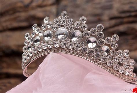 unique handmade princess tiara crown tiaras for wedding crystal tiara hand made for order