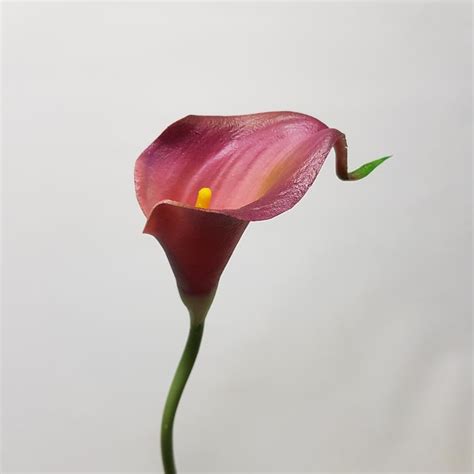 Artificial Calla Lily Rose Pink 30cm Desflora