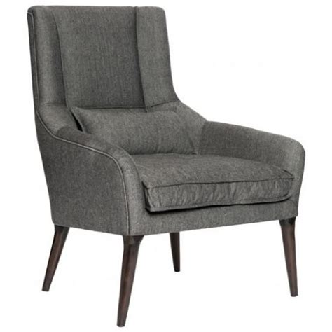 Aidan Gray Hom Peach Salon Chair Grey Armchair Modern Salon Chairs