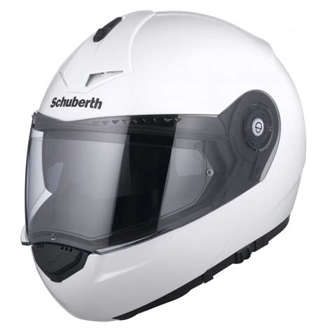 Schuberth C3 Pro Gloss White Motorcycle Helmets From Custom Lids Uk