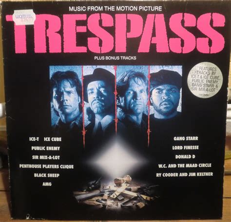 Trespass Music From The Motion Picture 1992 Vinyl Discogs