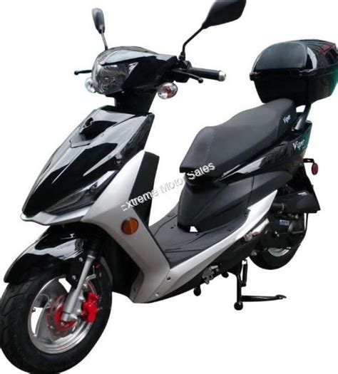 Viper 50cc 4 Stroke Moped Scooter 49cc Electric Start With Trunk 50cc