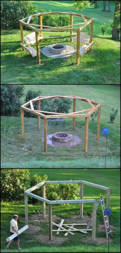 Building a diy fire pit is an affordable and easy home landscaping project that can add value to your outdoor space. 95 best Swings images on Pinterest | Backyard landscape ...