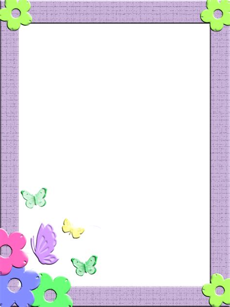 Free Frames And Borders Png Children Frames 3 By Spidergypsy On
