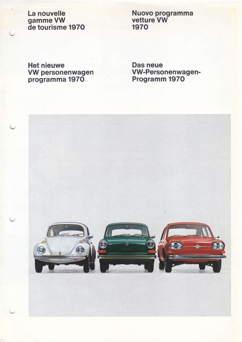 Volkswagen Full Line Brochure 8 Pages 4 Languages Gdfi 869