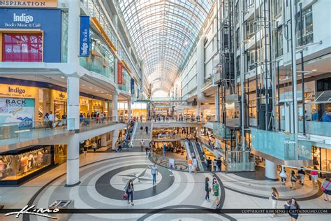 Toronto Canada Ontario Eaton Centre Mall Royal Stock Photo