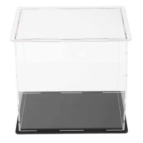 Acrylic Display Box Perspex Case Self Assembly Dustproof For Figure