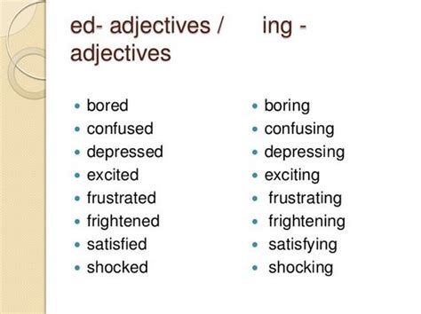 Excited Hay Exciting Interested Hay Interesting Grammar