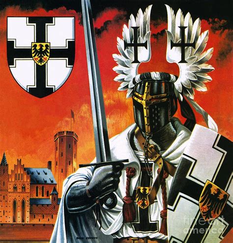 Tales Of The Teutonic Knights Painting By Dan Escott Pixels