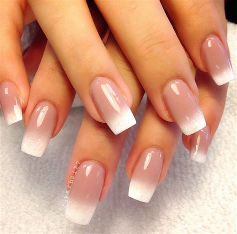 Pretty Ombré French Nails French Nail Polish French Manicure Nails