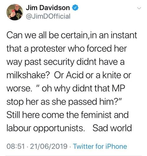 Jim Davidsons Twitter Account Deleted As He Furiously Defends Mark