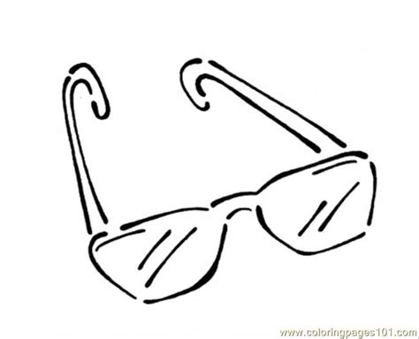 Letter a coloring pages of alphabet. Sunglasses Coloring Page Template Sketch Coloring Page