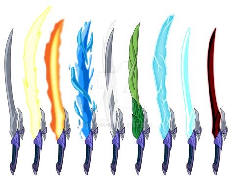 Luzis Elemental Sword By Xelku9 On Deviantart