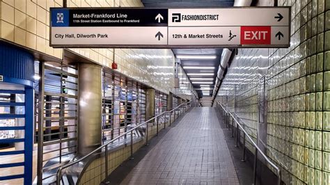New Map Philly Underground Concourse From The Gallery To The Comcast