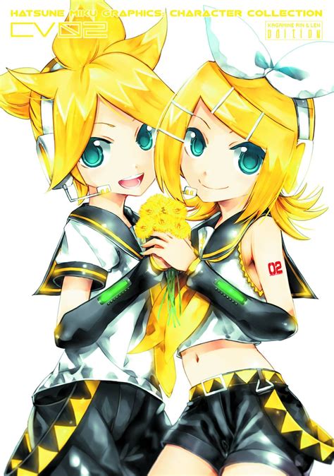 Book Review Hatsune Miku Graphics Character Collection Cv02 Kagamine Rin And Len Edition